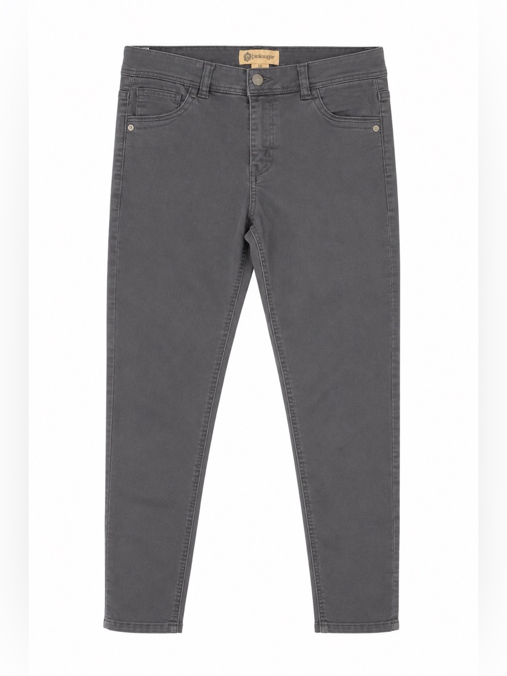 Democracy Ab Solution Gray Skinny Jeans Size 10 Stretch Denim